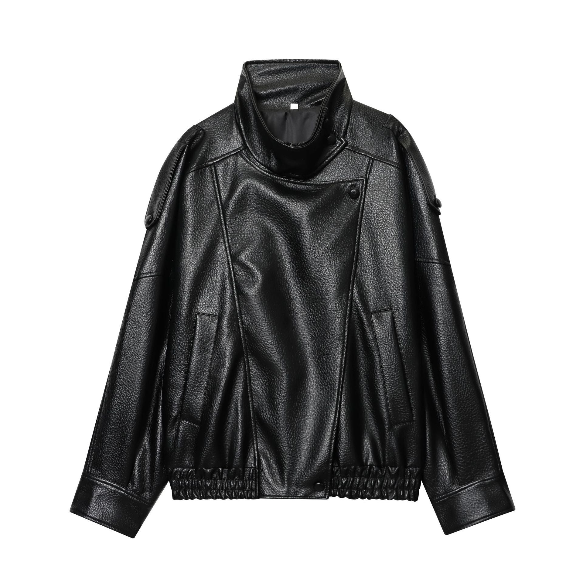 Beatriz | Casaco Feminino de Pele Sintética Estilo Streetwear