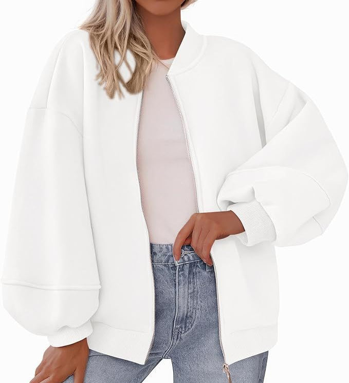 Matilde | Sweatshirt com Fecho e Manga Comprida