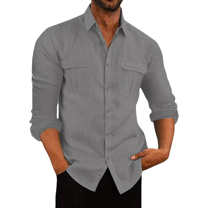 Camisa de Botão - Tecido Respirável