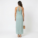 Valentina | Vestido Midi com Decote Transpassado