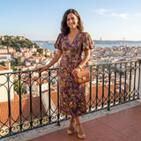 Vanessa - Vestido elegante com decote em V