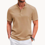Camisa Henley - Placket Curto Botões