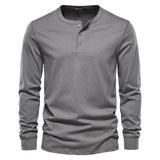 Camisa Henley - Mistura Suave Respirável