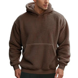 Hoodie - Mistura de Fleece com Capuz