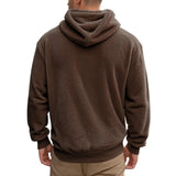 Hoodie - Mistura de Fleece com Capuz