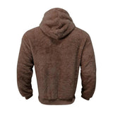 Hoodie - Mistura de Fleece com Capuz