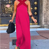 Filipa | Vestido Maxi com Decote Cruzado em Contraste