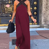 Filipa | Vestido Maxi com Decote Cruzado em Contraste