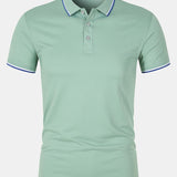 Camisa Polo - Fecho de Botão Malha