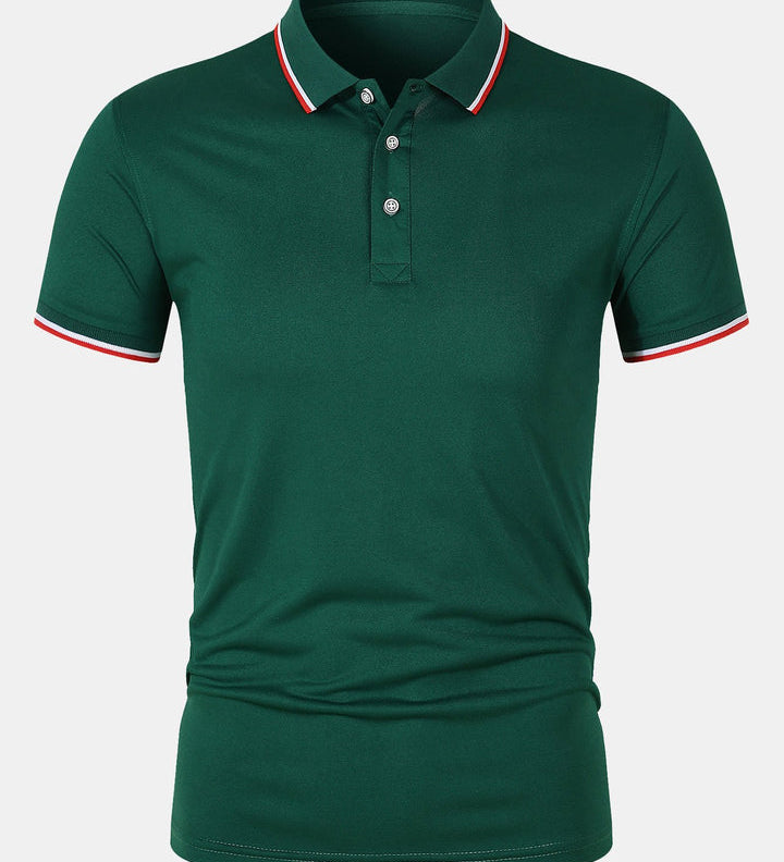 Camisa Polo - Fecho de Botão Malha