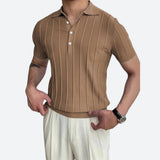 Camisa Polo - Mistura Elástica Decote V
