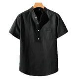 Camisa em Mistura de Poliéster - Gola Alta
