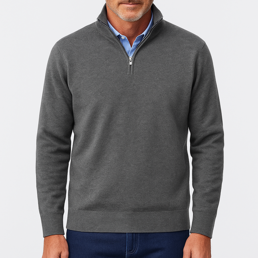 Sweater de Gola Alta - Malha Leve