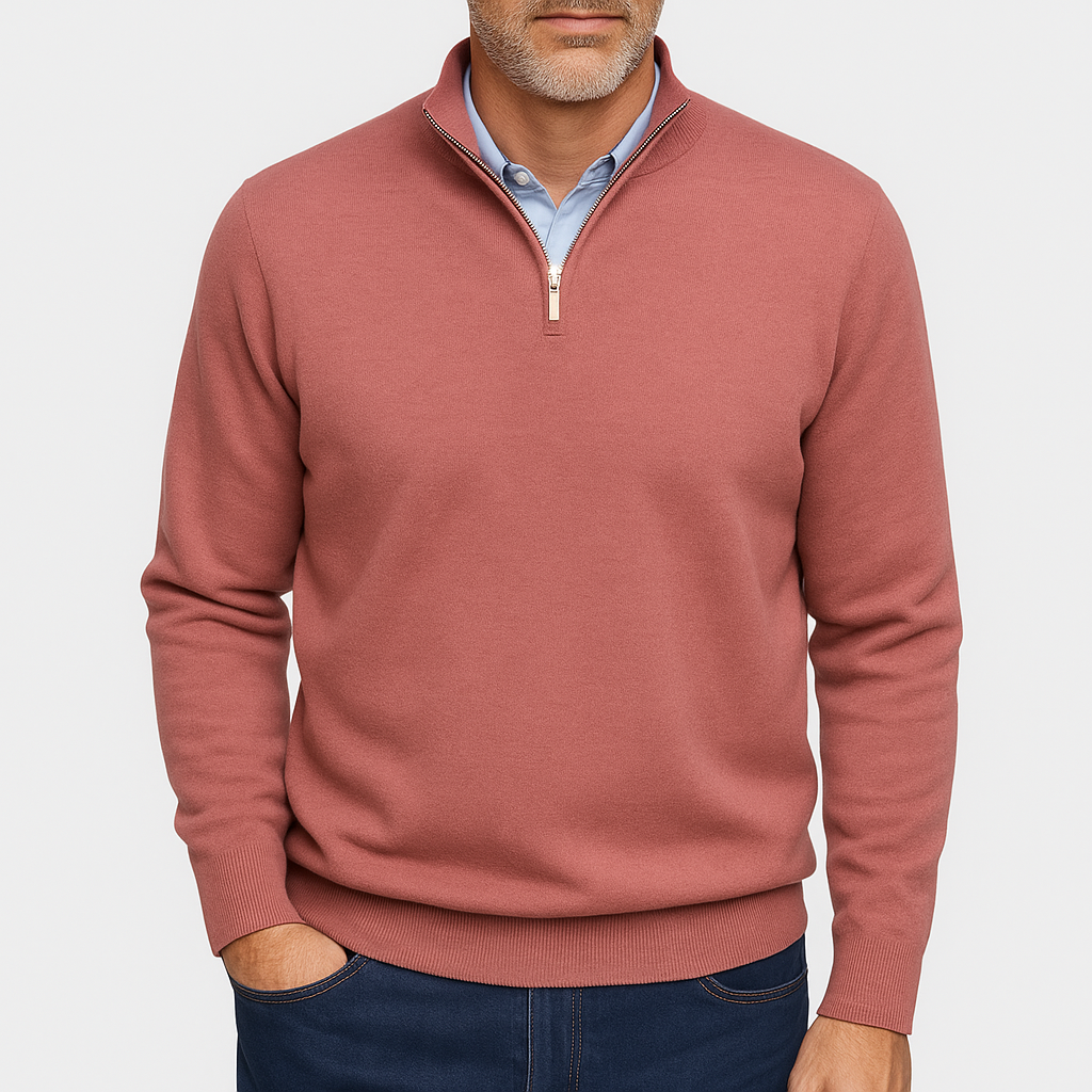 Sweater de Gola Alta - Malha Leve