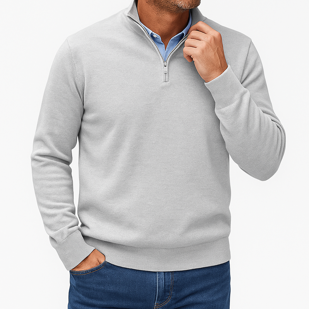Sweater de Gola Alta - Malha Leve