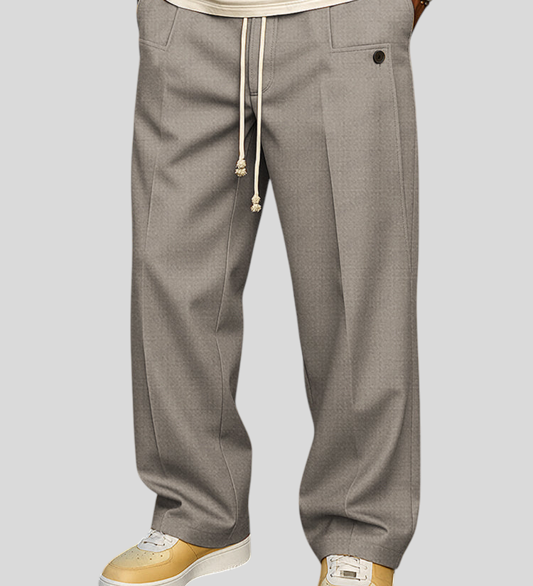 Edgar - Calças Masculinas Elegantes com Corda