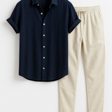 Conjunto de Camisa e Calças - Verão