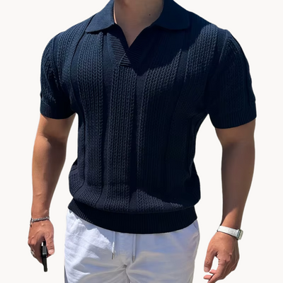 Camisa - Malha com Gola Aberta