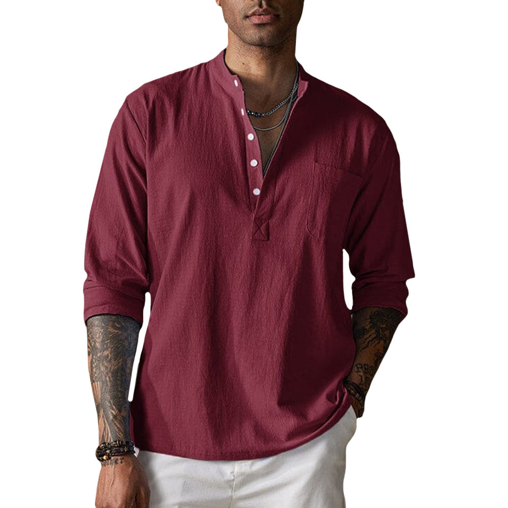 Camisa - Textura Amassada Respirável