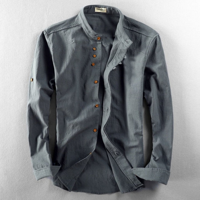 Camisa - Gola Alta Botão Vintage