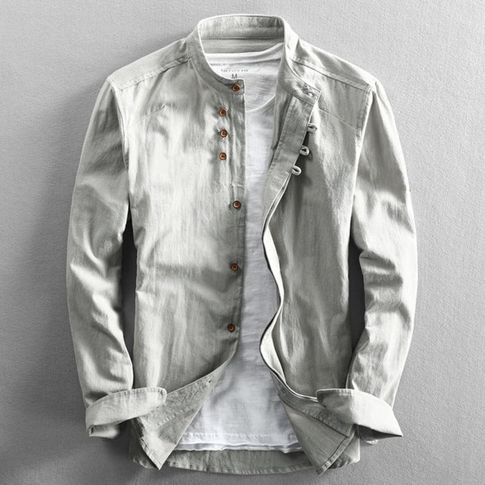 Camisa - Gola Alta Botão Vintage
