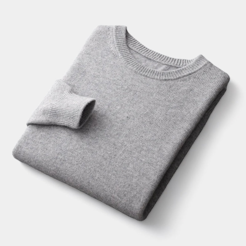 João - Mixed Knit Round Neck Jumper