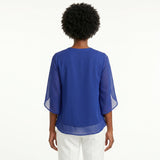 Francisca | Blusa com Mangas de Folhos