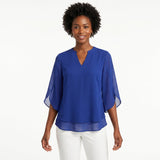 Francisca | Blusa com Mangas de Folhos