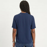 Célia - Blusa Fluida Decote em V