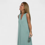 Filipa - Colete + Vestido Longo com Decote em V