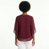 Francisca | Blusa com Mangas de Folhos