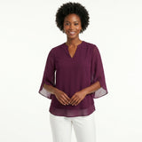 Francisca | Blusa com Mangas de Folhos