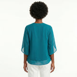 Francisca | Blusa com Mangas de Folhos