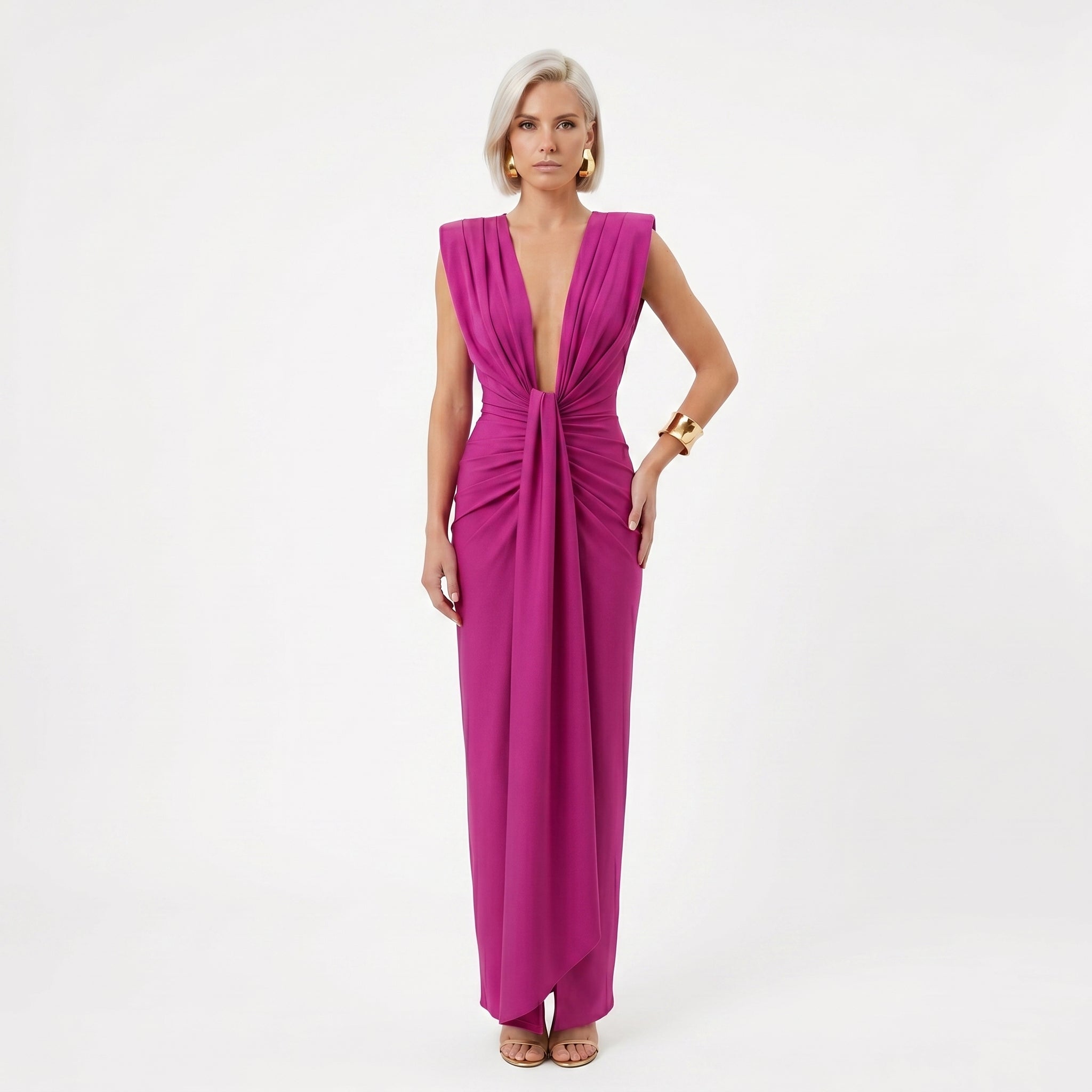 Júlia - Vestido de Decote Aberto